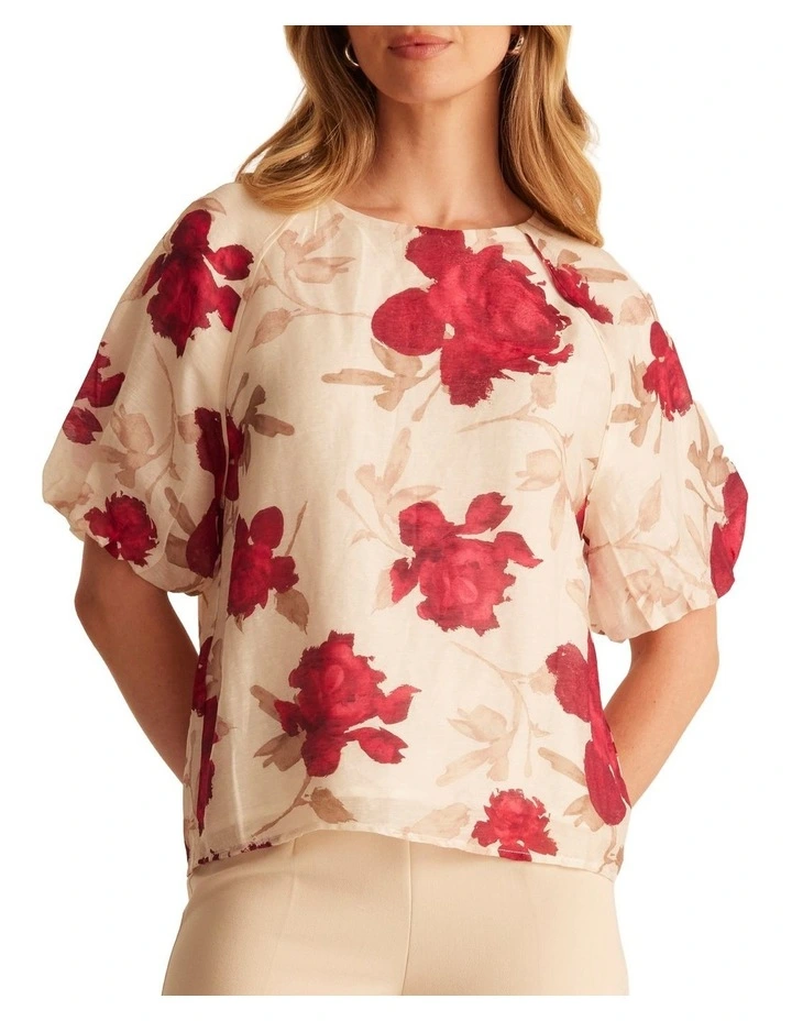 Sundara Top in Floral image 1