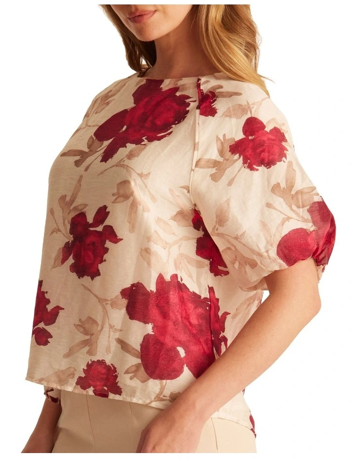 Sundara Top in Floral image 2