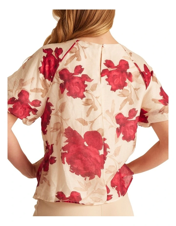 Sundara Top in Floral image 3