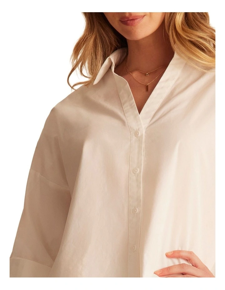 Kimmy Shirt in White image 4