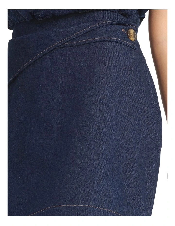 Adelle Skirt in Denim image 4