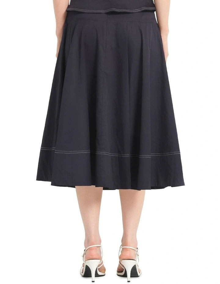 Obscura Skirt in Navy image 2