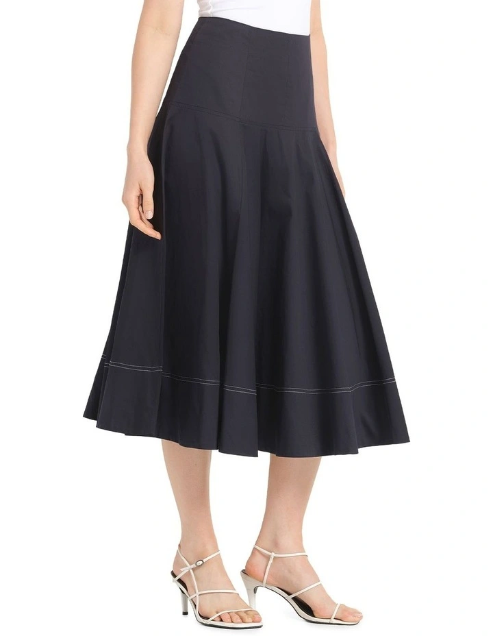 Obscura Skirt in Navy image 3