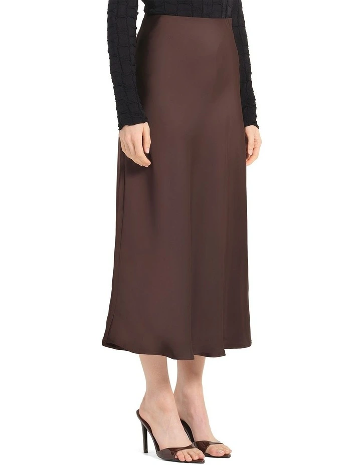Suki Skirt in Brown image 3