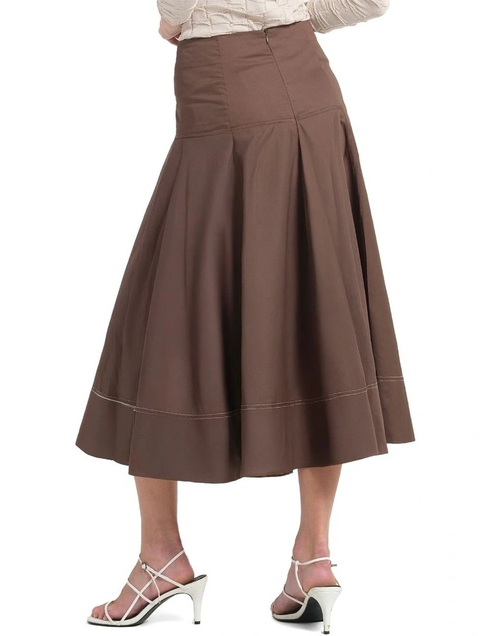 Obscura Skirt in Choc image 2