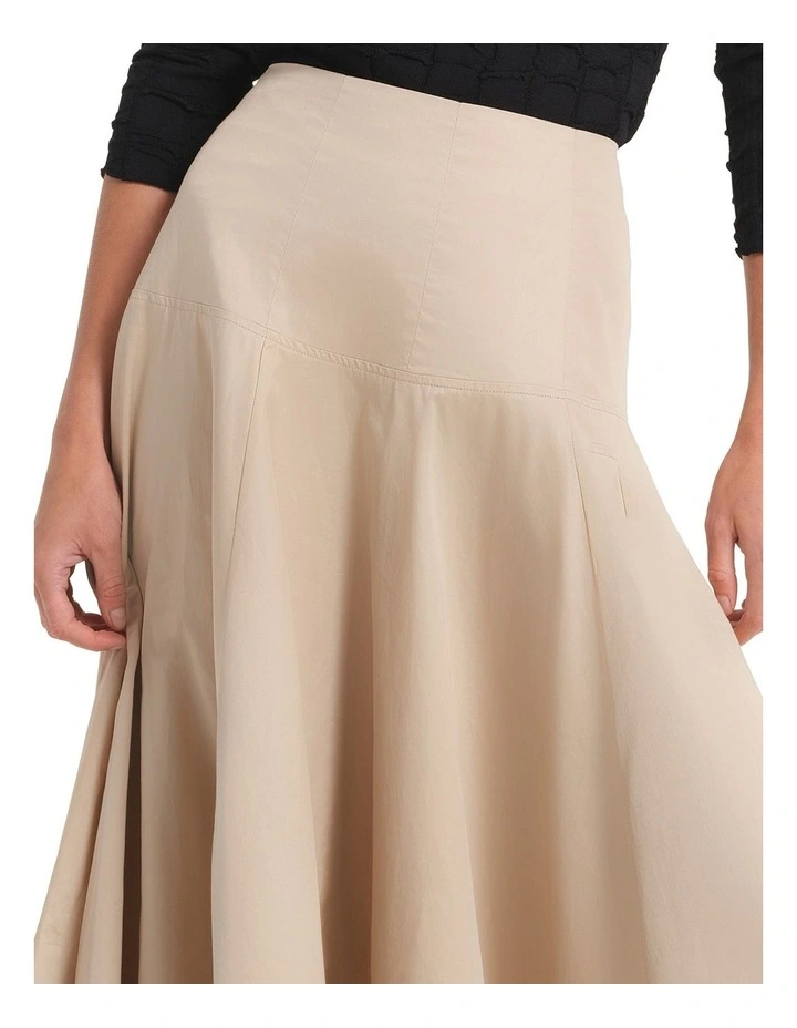 Obscura Skirt in Beige image 4
