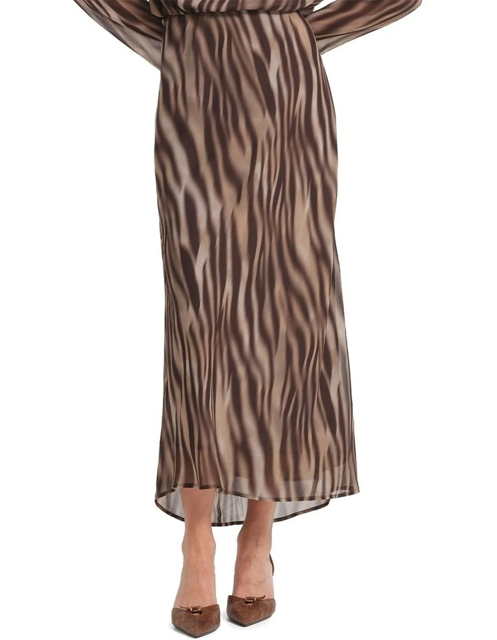 Roxie Skirt in Brown image 1