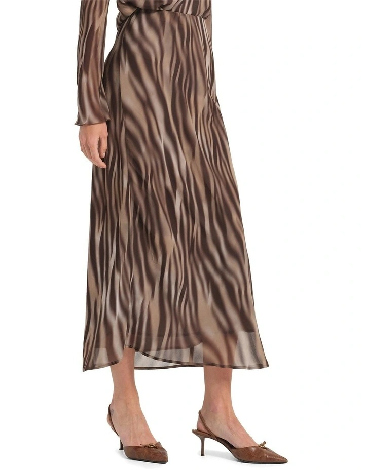 Roxie Skirt in Brown image 4