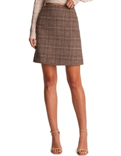 Evangeline Skirt in Brown