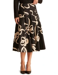 Noira Skirt in Black/White
