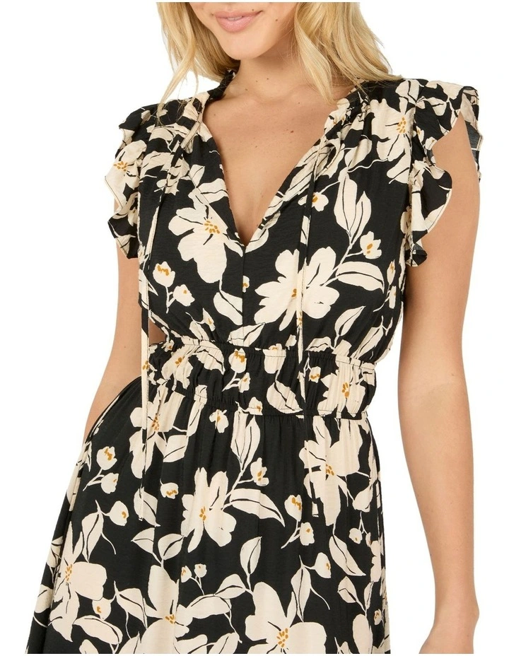 Petunia Dress in Black/White image 4