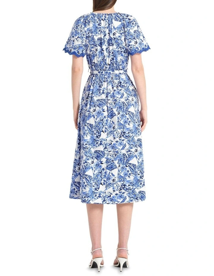 Flavienne Dress in Blue image 2