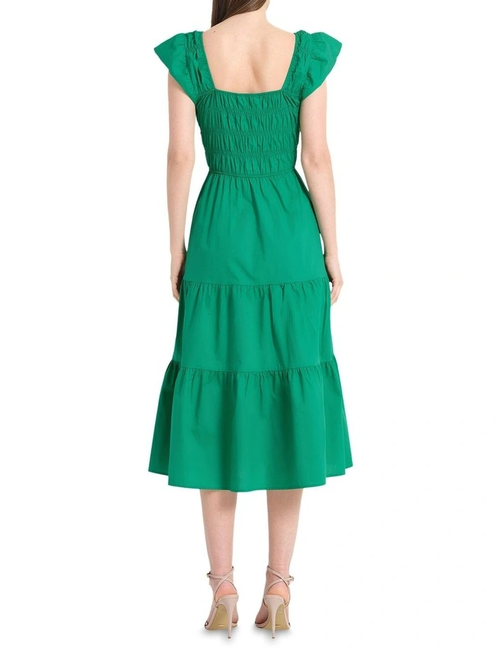 Alana Dress in Green image 2