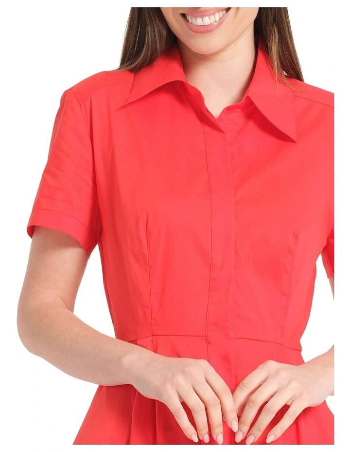 Janine Dress in Red image 4