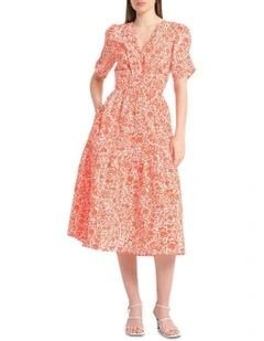 Dreamdaya Dress in Orange