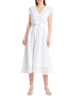 Delphi Dress in White