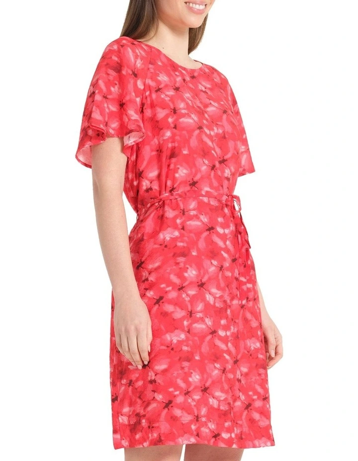 Kaya Dress in Red image 3