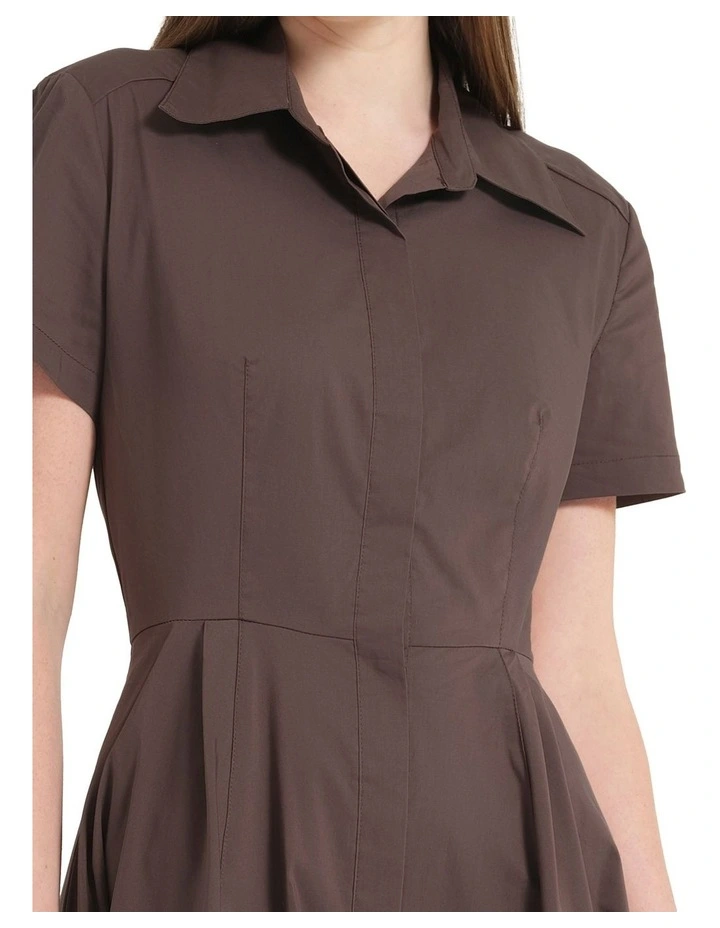 Janine Midi Dress in Brown image 4