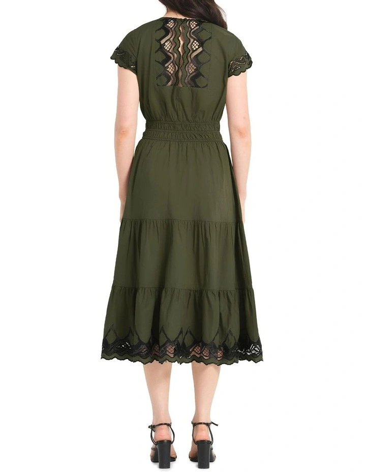 Pia Dress in Green image 2