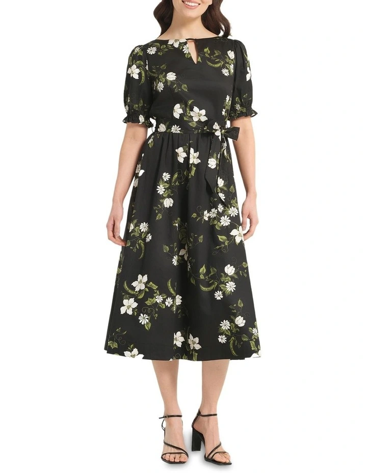 Floretta Dress in Black image 1