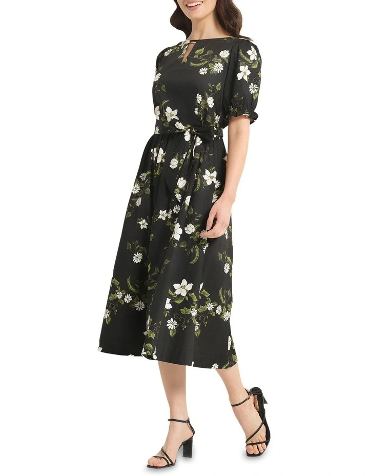 Floretta Dress in Black image 3