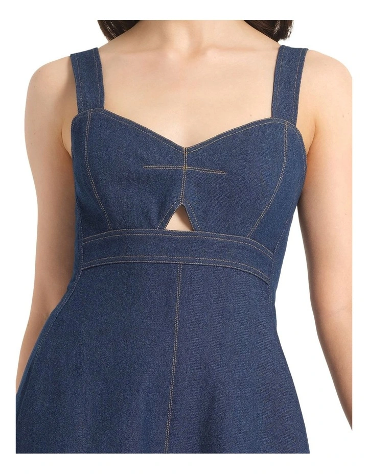 Camila Dress in Denim image 4