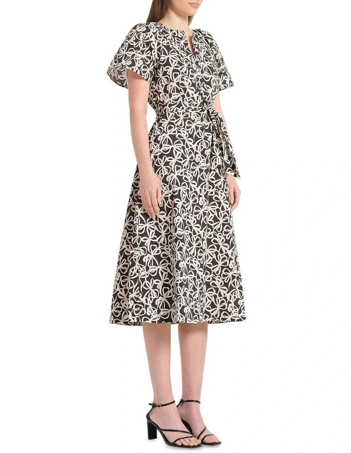 Noirette Dress in Black/Creme image 4