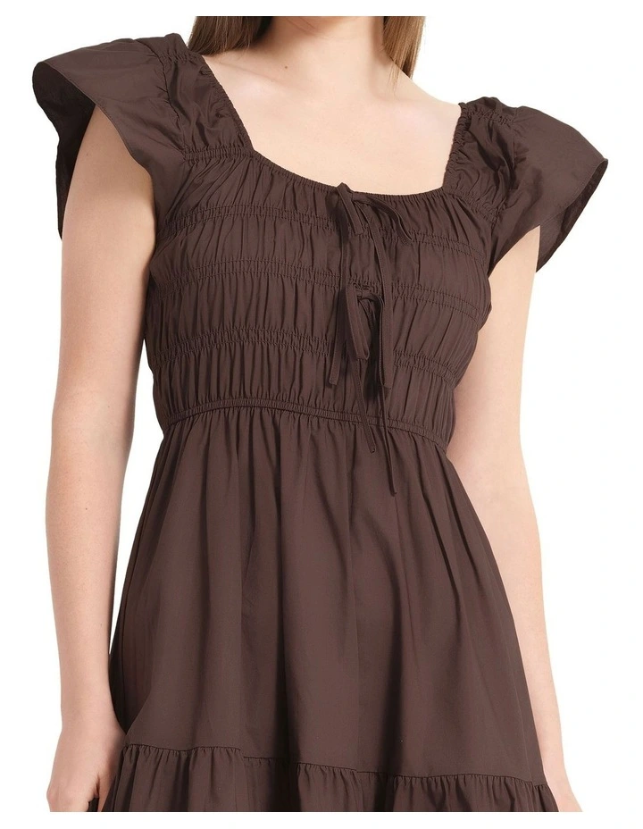 Alana Dress in Brown image 5