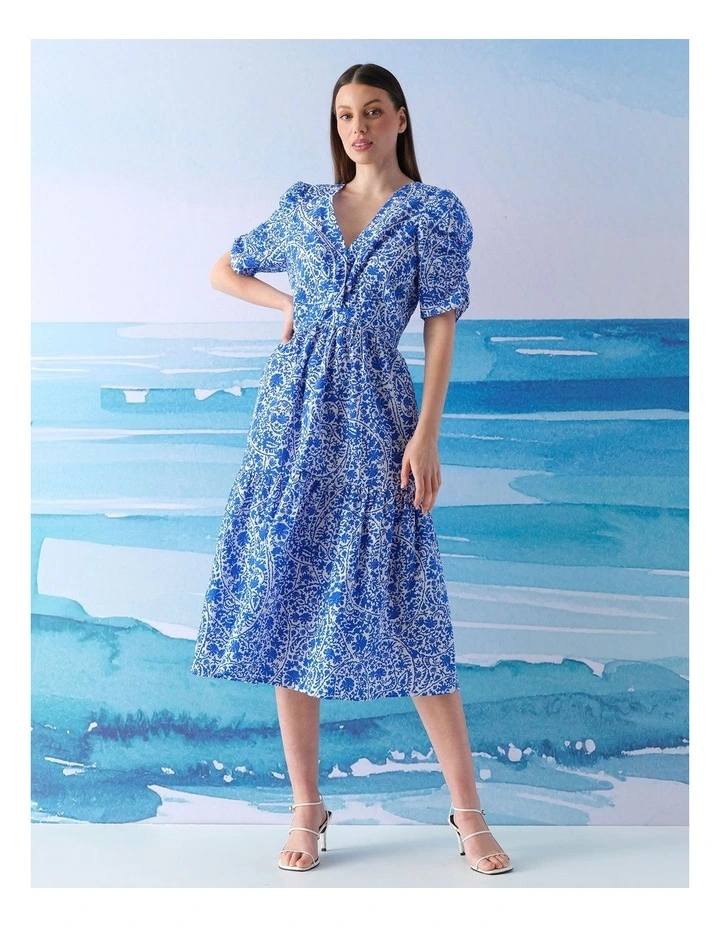 Dreamaya Dress in Blue image 3