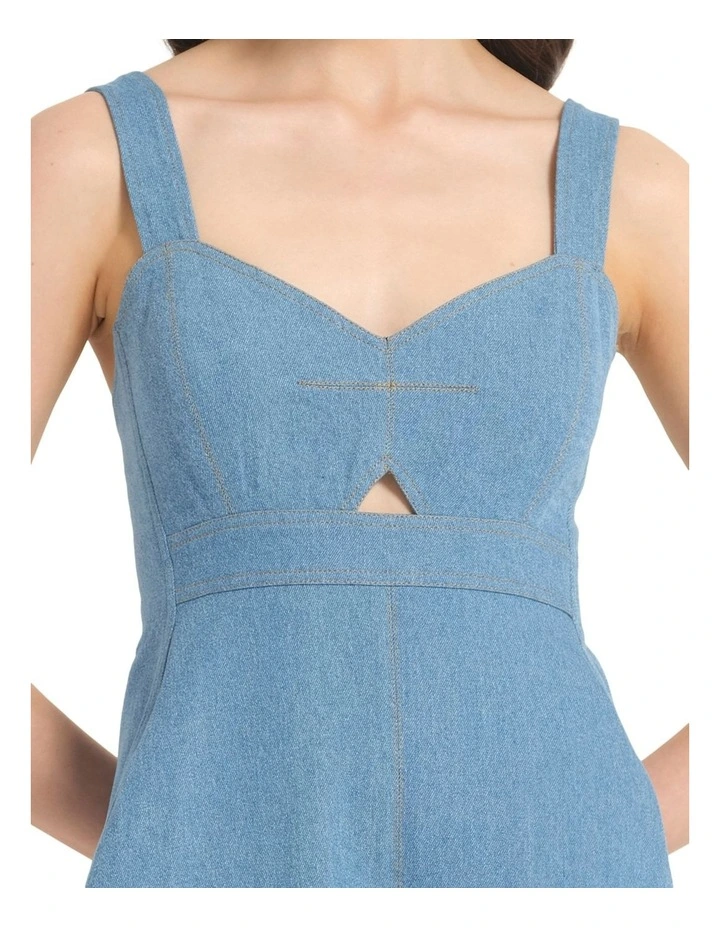 Camila Dress in Denim image 4