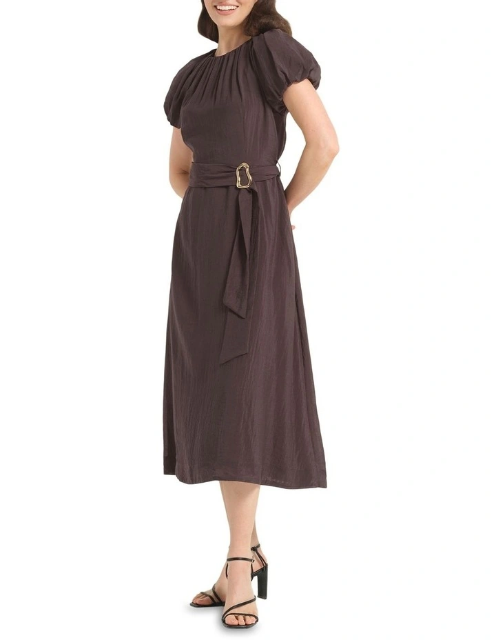 Rosalie Dress in Brown image 3