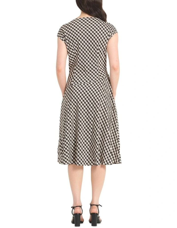 Zora Dress in Black/White image 2