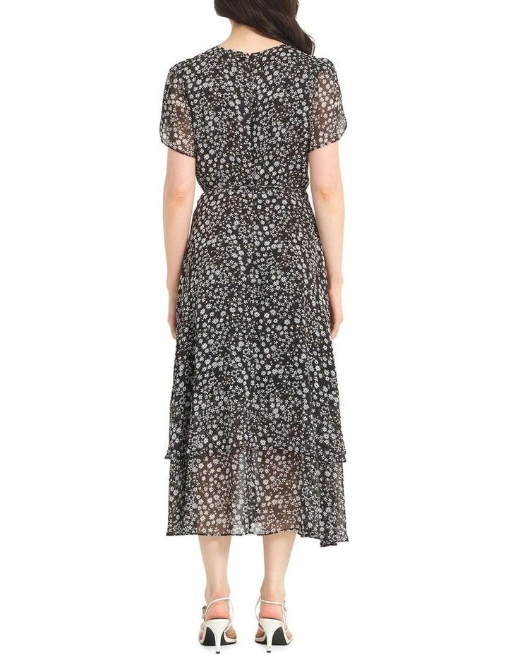 Tahlia Dress in Black/White image 2