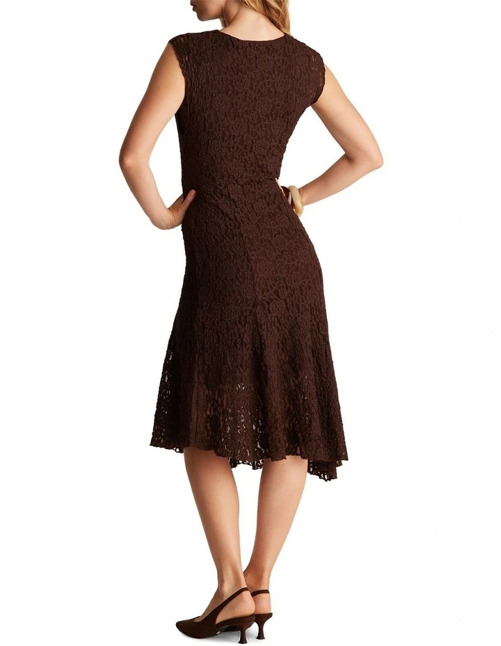 Fiona Dress in Brown image 2