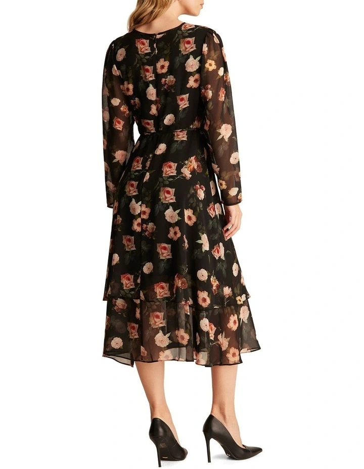 Melanie Dress in Black image 2