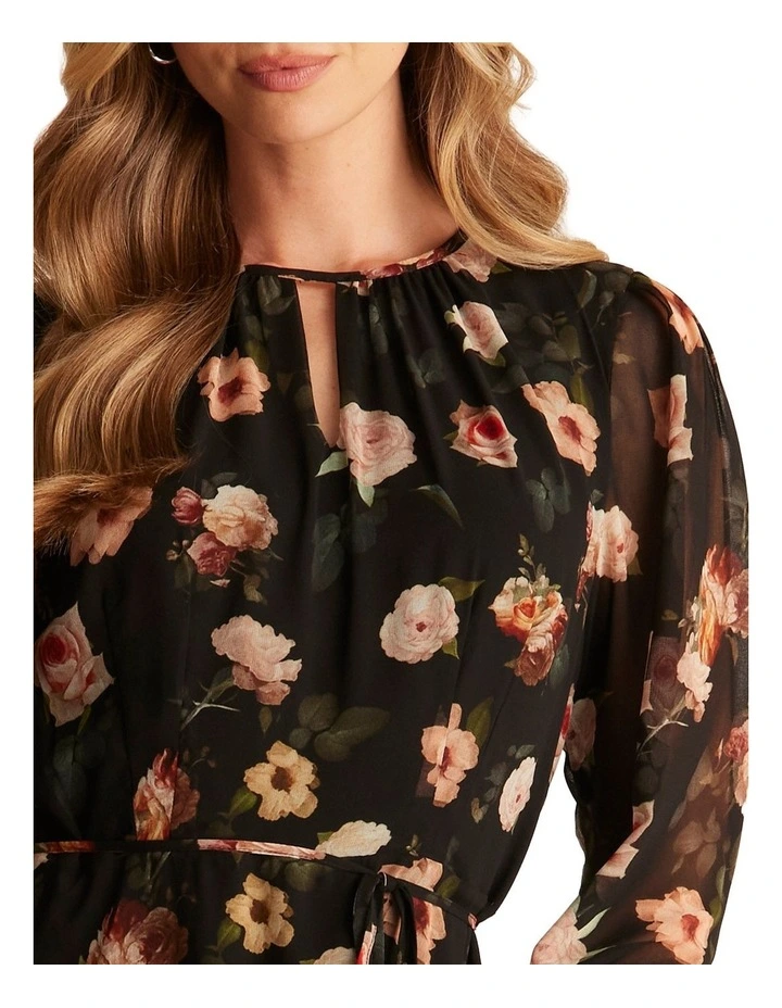 Melanie Dress in Black image 4