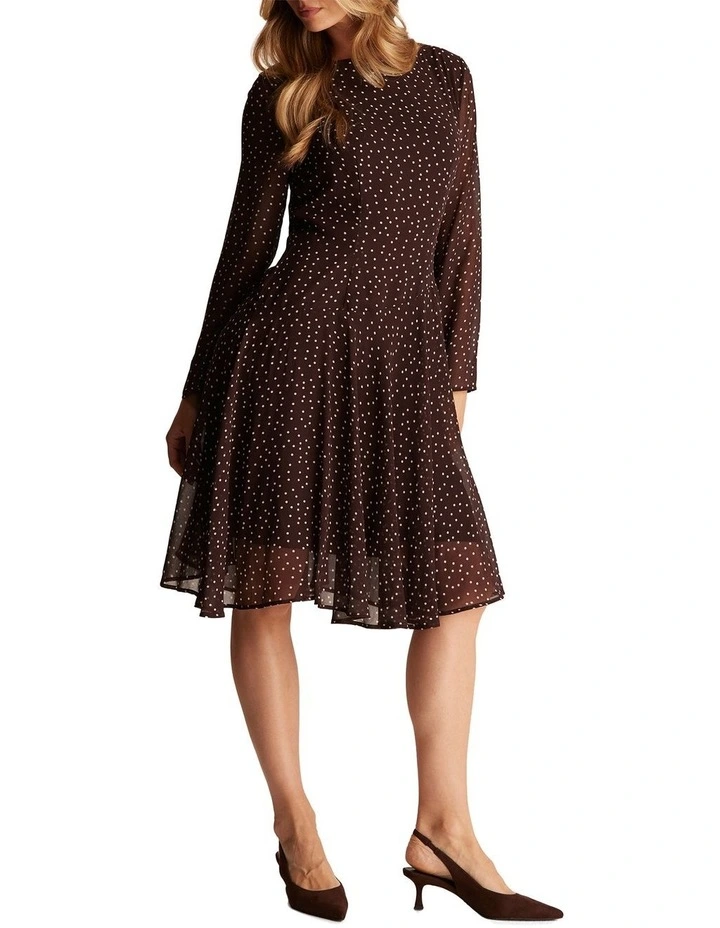 Moon Dress in Brown image 3