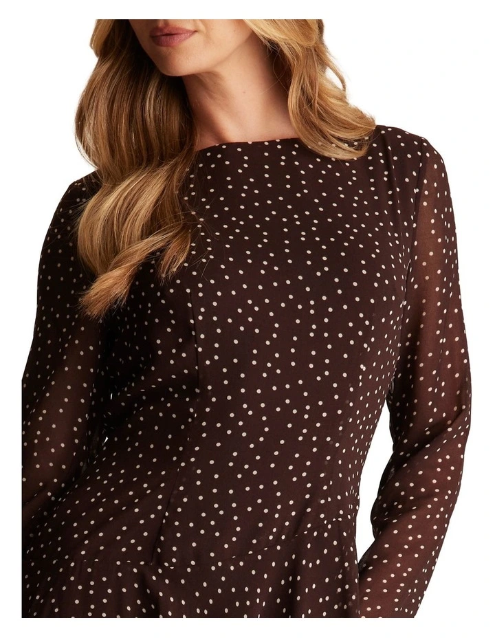 Moon Dress in Brown image 4