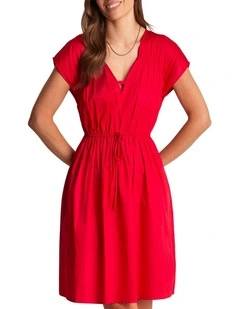 Evermore Dress in Red