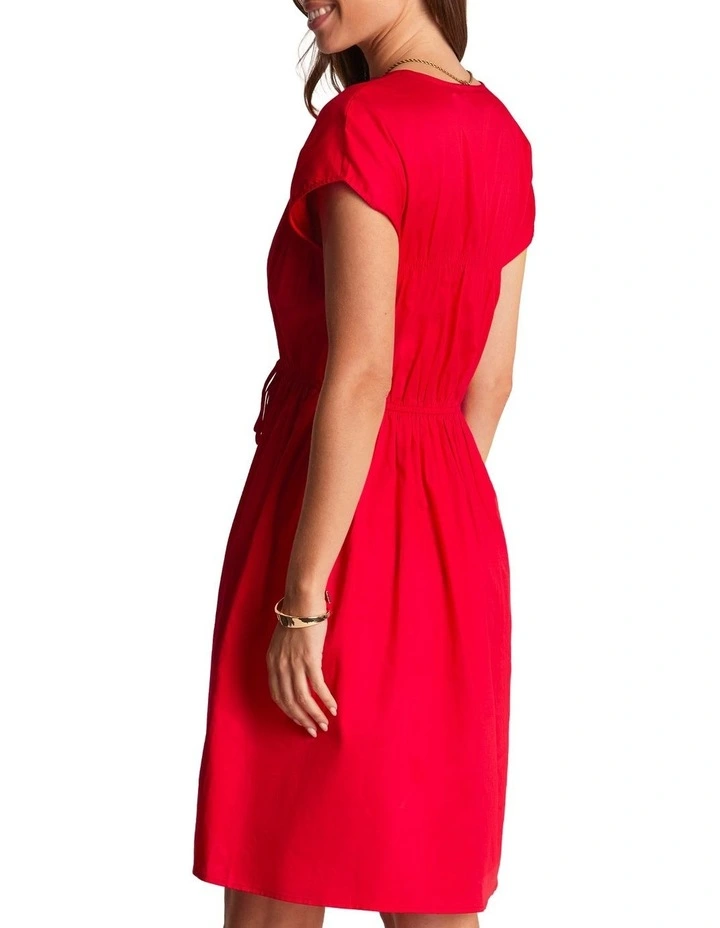Evermore Dress in Red image 2