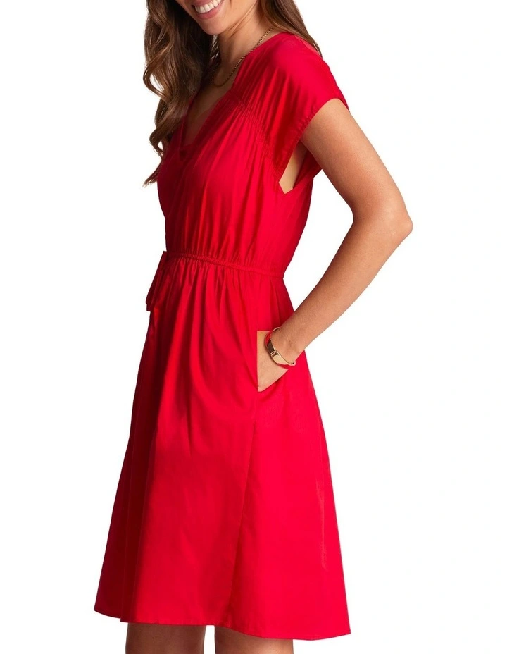 Evermore Dress in Red image 3