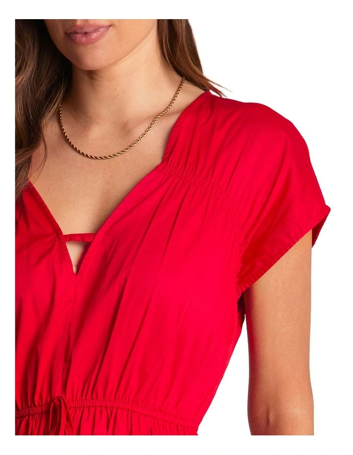 Evermore Dress in Red image 4