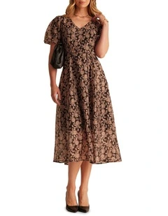 Sundara Dress in Brown