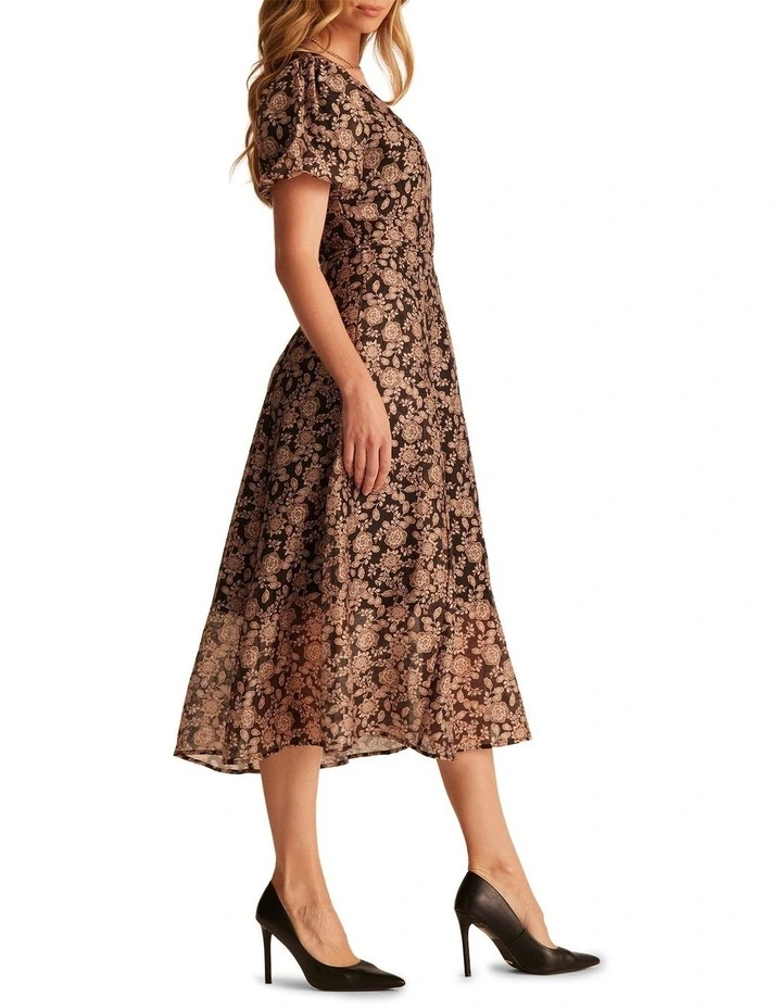 Sundara Dress in Brown image 2