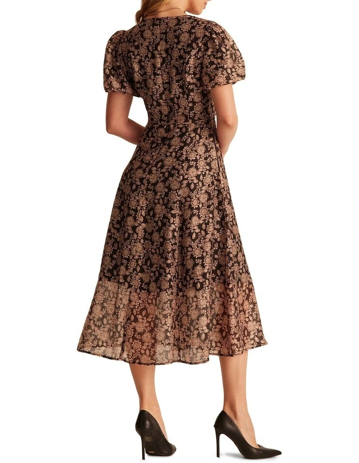 Sundara Dress in Brown image 3