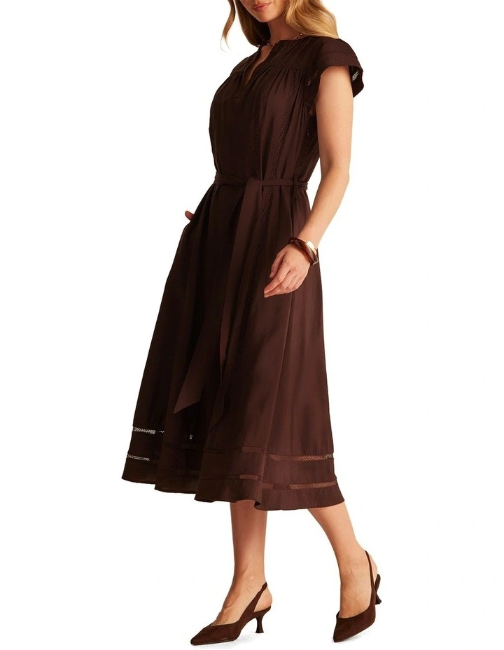 Bonnie Dress in Brown image 2