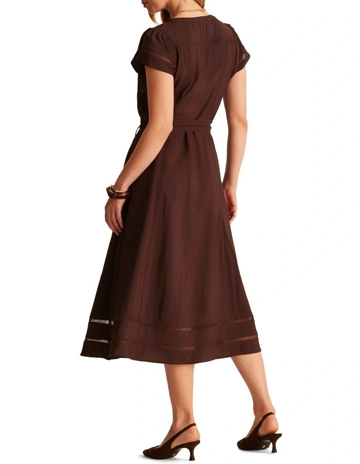 Bonnie Dress in Brown image 3