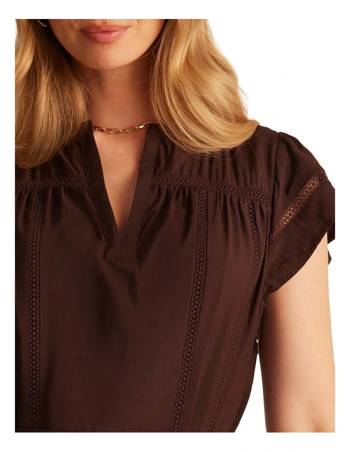 Bonnie Dress in Brown image 4