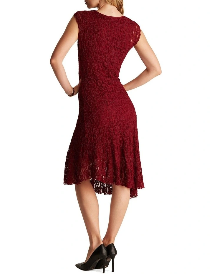 Fiona Dress in Red image 3