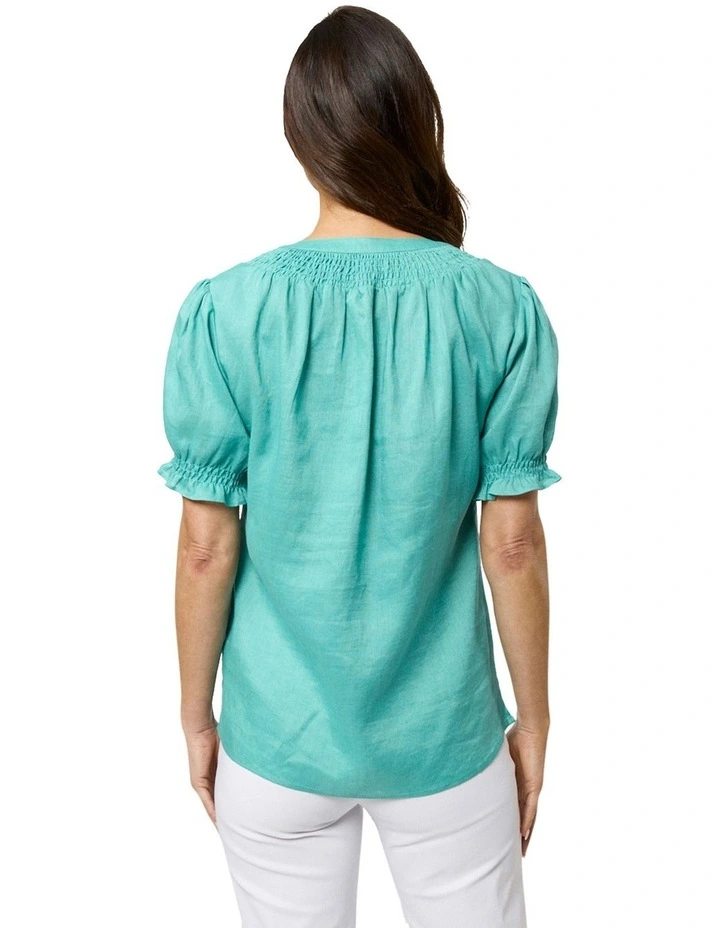 Niya Shirt in Green image 2